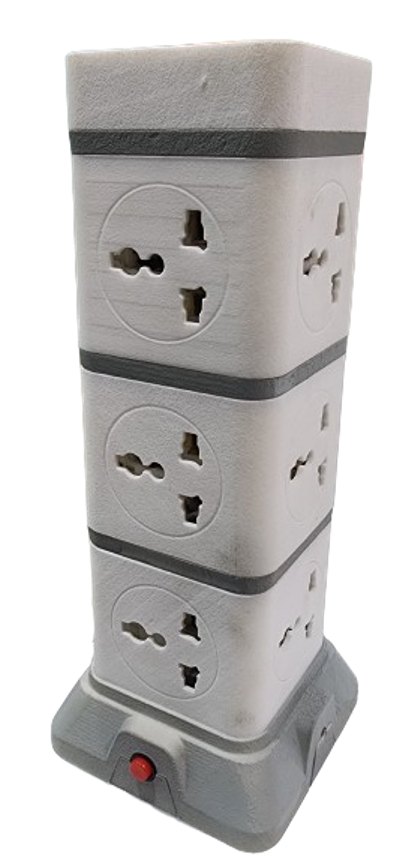 Tower 12 Socket + USB A & C Type + OLP