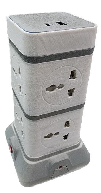 Tower 8 Socket + USB A & C Type + OLP
